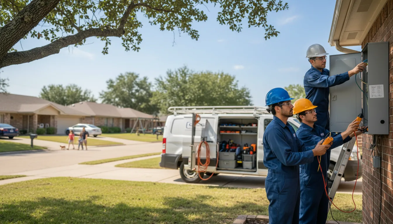 Certified electrician providing emergency electrical services in Deerbrook, WI